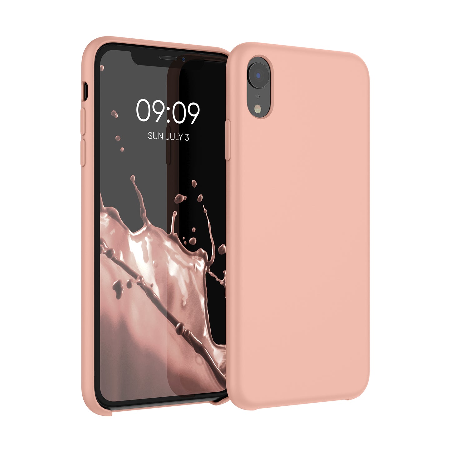 kwmobile Phone Case for Apple iPhone XR Case - Silicone - Wireless Charging - Protective Cover