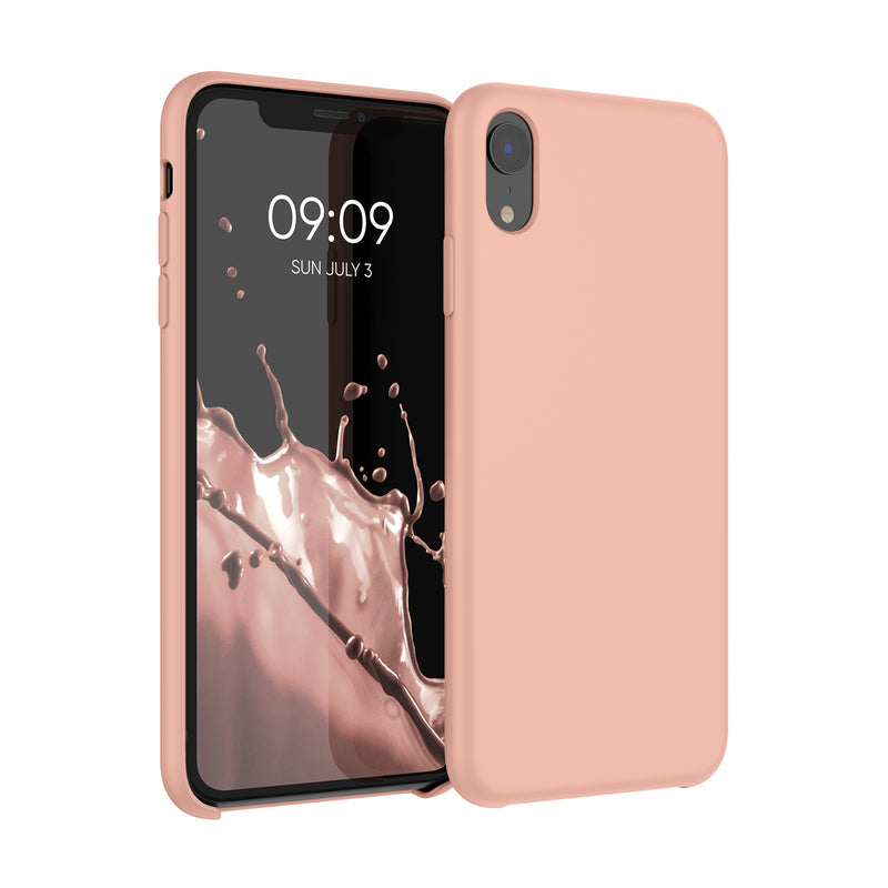 kwmobile Phone Case for Apple iPhone XR Case - Silicone - Wireless Charging - Protective Cover