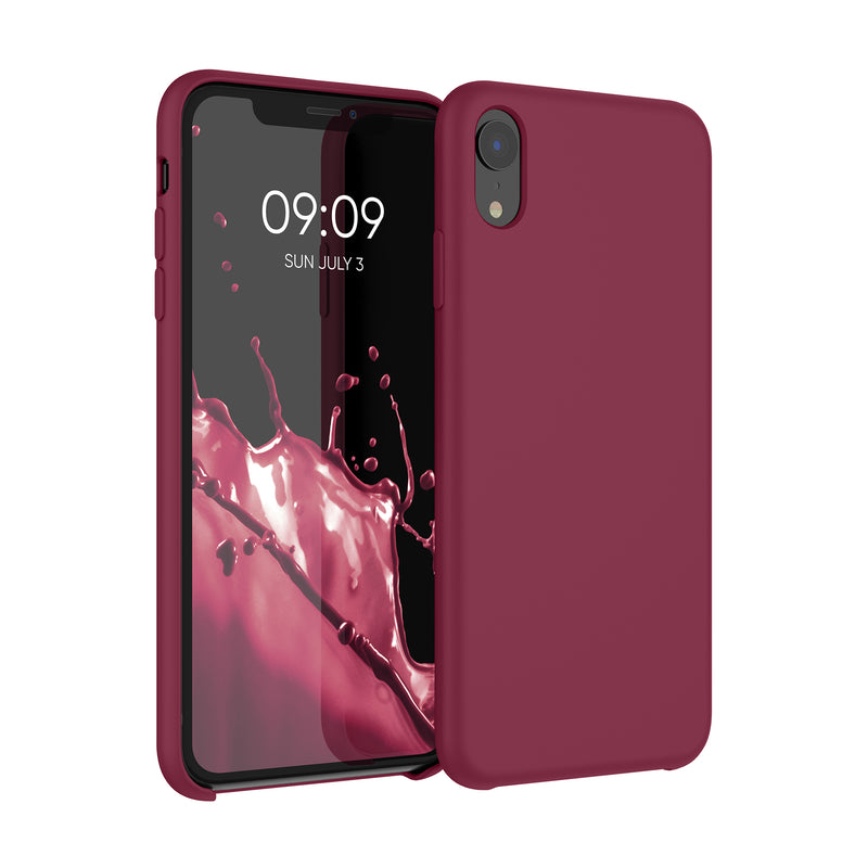 kwmobile Phone Case for Apple iPhone XR Case - Silicone - Wireless Charging - Protective Cover