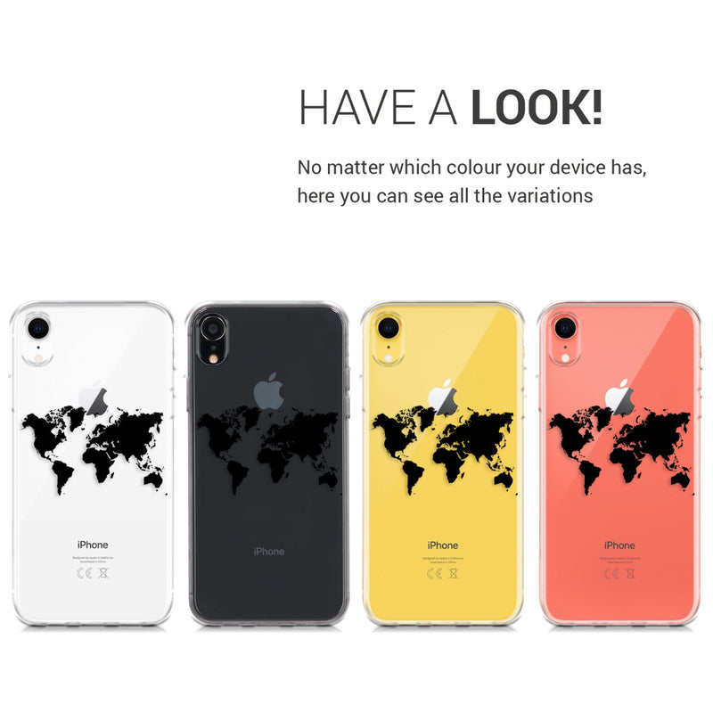 kwmobile Case compatible with Apple iPhone XR - Silicone transparent cover