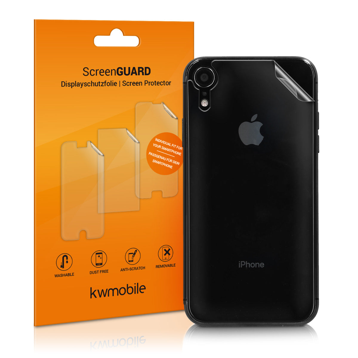 Protective Film Back compatible with Apple iPhone XR