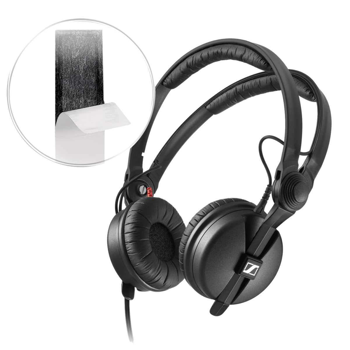 kwmobile Headband Cushion compatible with Sennheiser HD25 / HD25 Plus - Over Ear Headphone Replacement Headband Pad