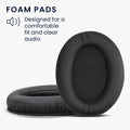 kwmobile Ear Pads for Sennheiser HD201 / HD206 / HD180 / HD200 Pro Earpads Replacement Earpads Headphone Spare Parts Headphone Replacement Pads for Over Ear Headphones