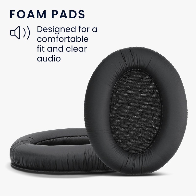 kwmobile Ear Pads for Sennheiser HD201 / HD206 / HD180 / HD200 Pro Earpads Replacement Earpads Headphone Spare Parts Headphone Replacement Pads for Over Ear Headphones