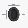 kwmobile Ear Pads for Sennheiser HD201 / HD206 / HD180 / HD200 Pro Earpads Replacement Earpads Headphone Spare Parts Headphone Replacement Pads for Over Ear Headphones