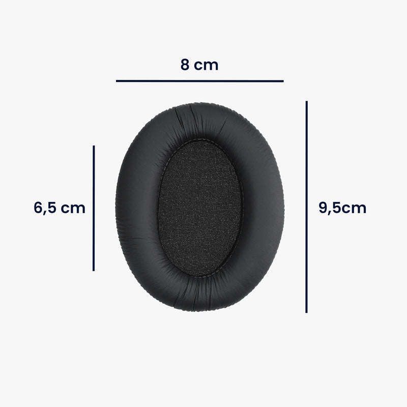 kwmobile Ear Pads for Sennheiser HD201 / HD206 / HD180 / HD200 Pro Earpads Replacement Earpads Headphone Spare Parts Headphone Replacement Pads for Over Ear Headphones