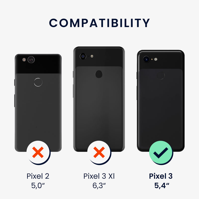 kwmobile Phone Case for Google Pixel 3 Protective Cover