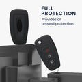 kwmobile Car Key Cover Compatible with Ford 3-Button Folding Car Key