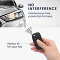 kwmobile Car Key Cover Compatible with Ford 3-Button Folding Car Key