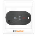 kwmobile Car Key Cover compatible with Peugeot Citroen 3-Button Flip Car Key