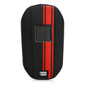 kwmobile Car Key Cover compatible with Peugeot Citroen 3-Button Flip Car Key