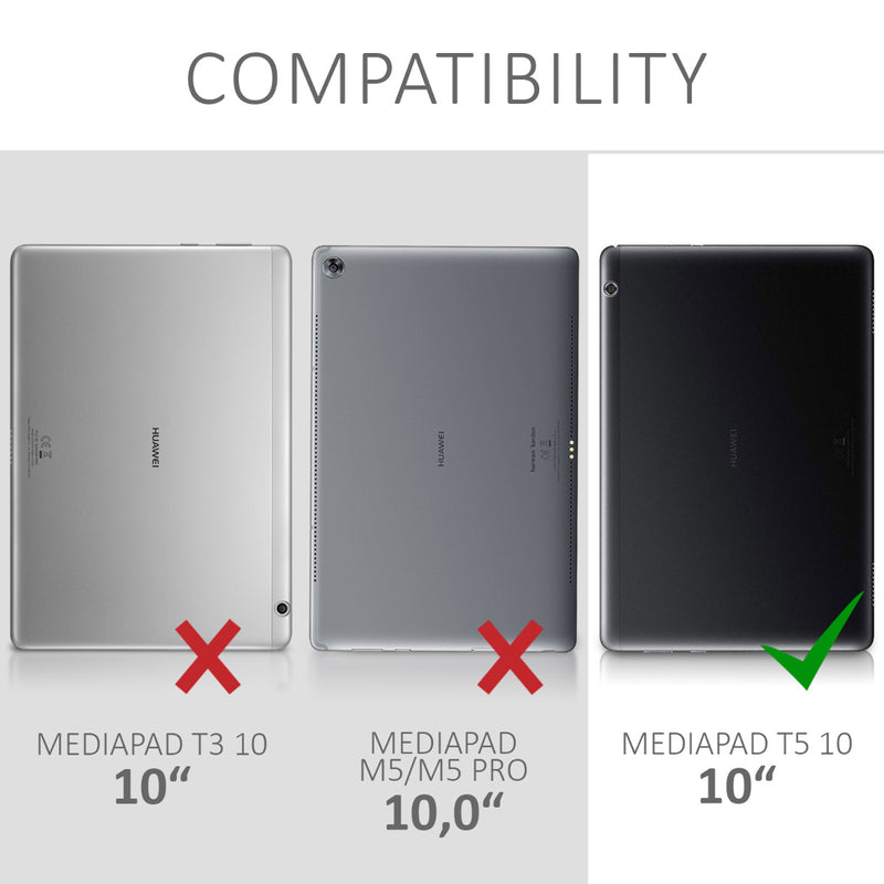 2x screen protector compatible with Huawei MediaPad T5 10
