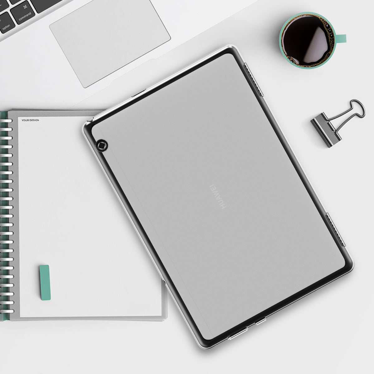 kwmobile Case Compatible with Huawei MediaPad T5 10 Case Tablet Cover