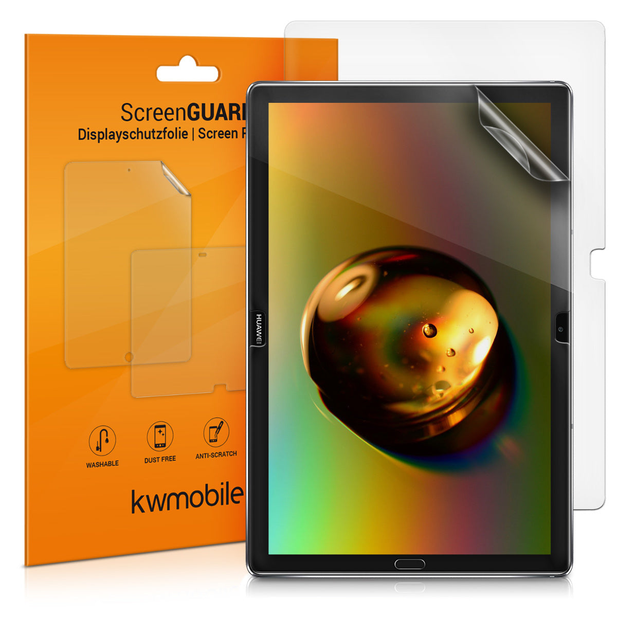 2x Film compatible with Huawei MediaPad M5 Lite 10