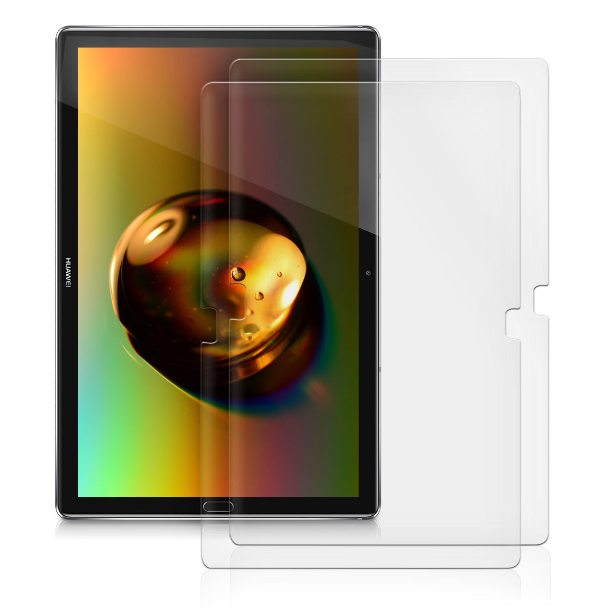 2x Film compatible with Huawei MediaPad M5 Lite 10