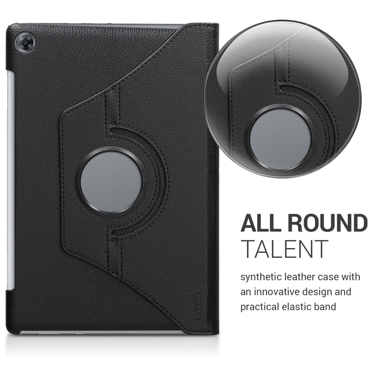 kwmobile Protective Case Compatible with Huawei MediaPad M5 Lite 10 - 360° Tablet Cover Case