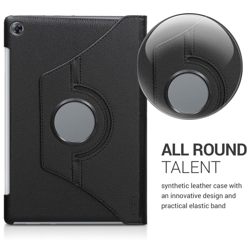 kwmobile Protective Case Compatible with Huawei MediaPad M5 Lite 10 - 360° Tablet Cover Case