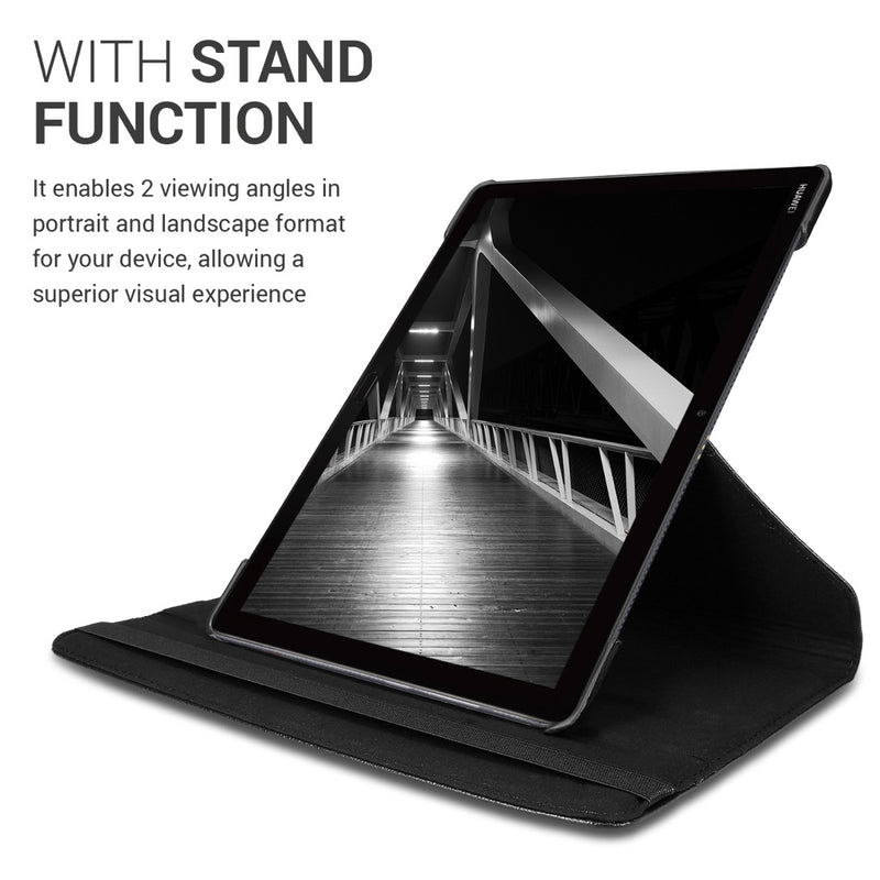 kwmobile Protective Case Compatible with Huawei MediaPad M5 Lite 10 - 360° Tablet Cover Case