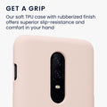 kwmobile Cell Phone Case for OnePlus 6 Case - Silicone - Wireless Charging - Protective Cover
