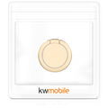 kwmobile Metal Smartphone Ring Finger Holder - 360° Rotating Ring Holder Mobile Phone Finger Holder with Stand Function - Phone Ring Holder