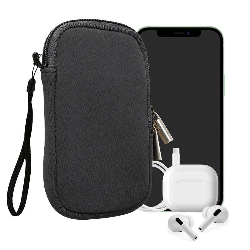 kwmobile Phone Pouch for Smartphones - 4.5" - Phone Bag 14.4 x 8.3 cm Inner Dimensions
