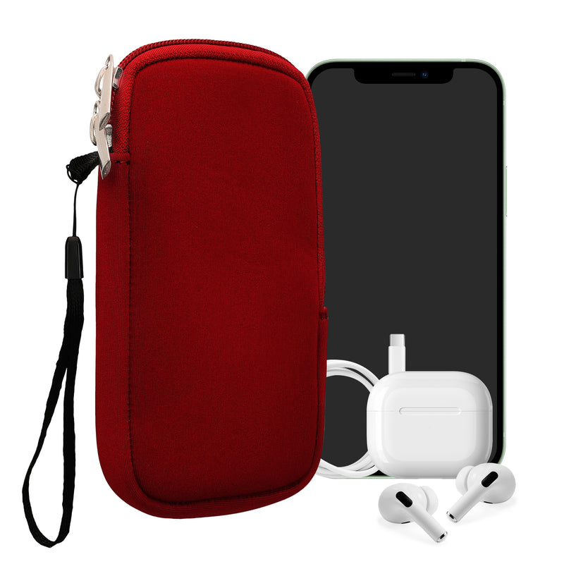 kwmobile Phone Pouch for Smartphones - 4.5" - Phone Bag 14.4 x 8.3 cm Inner Dimensions
