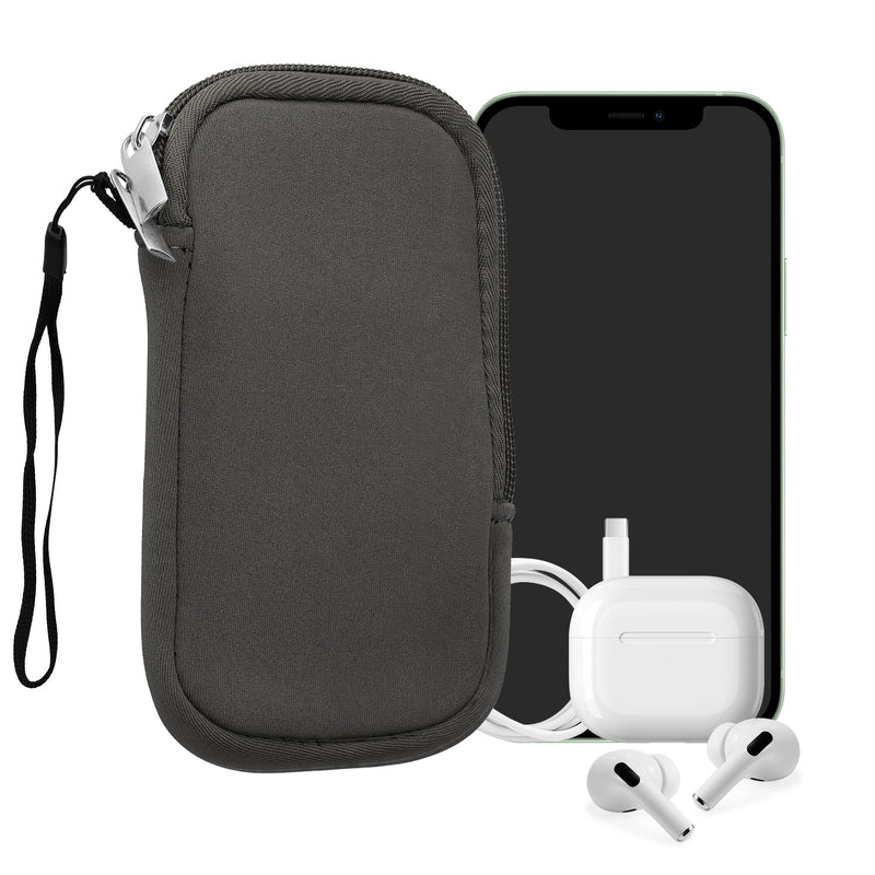 kwmobile Phone Pouch for Smartphones - 4.5" - Phone Bag 14.4 x 8.3 cm Inner Dimensions