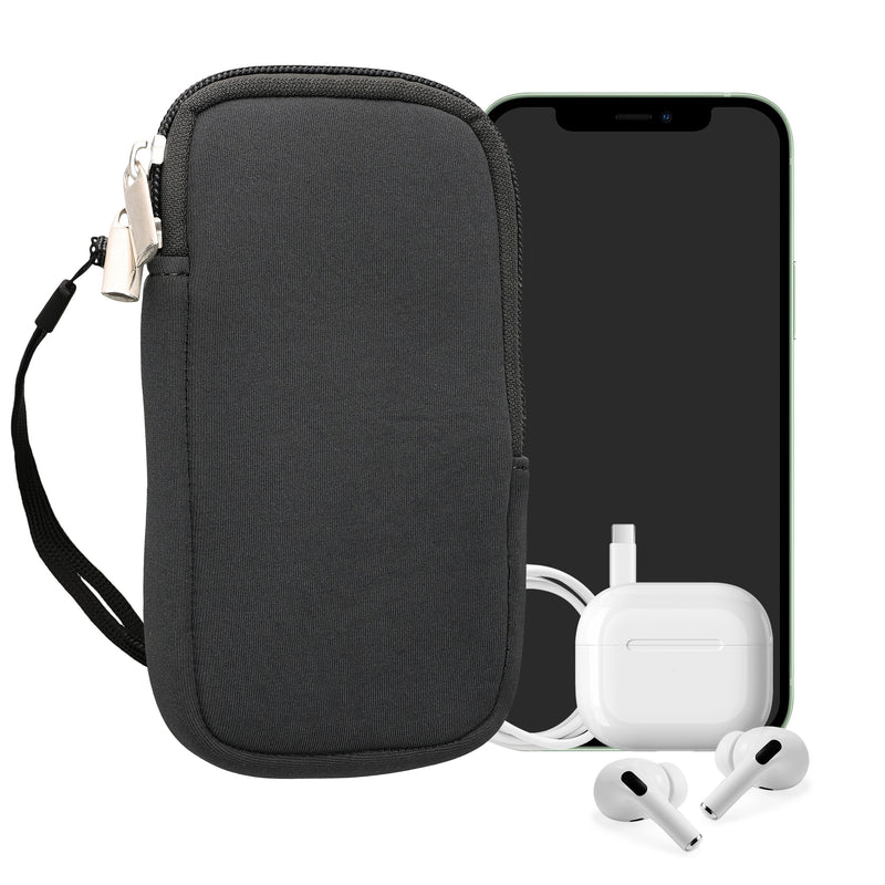 kwmobile Phone Pouch for Smartphones - 4.5" - Phone Bag 14.4 x 8.3 cm Inner Dimensions
