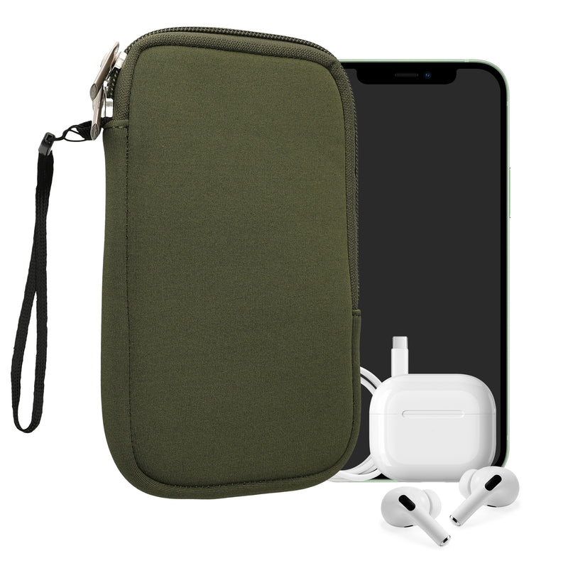 kwmobile Phone Pouch for Smartphones - 4.5" - Phone Bag 14.4 x 8.3 cm Inner Dimensions