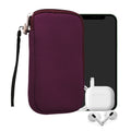 kwmobile Phone Pouch for Smartphones - 4.5" - Phone Bag 14.4 x 8.3 cm Inner Dimensions