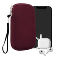 kwmobile Phone Pouch for Smartphones - 4.5" - Phone Bag 14.4 x 8.3 cm Inner Dimensions