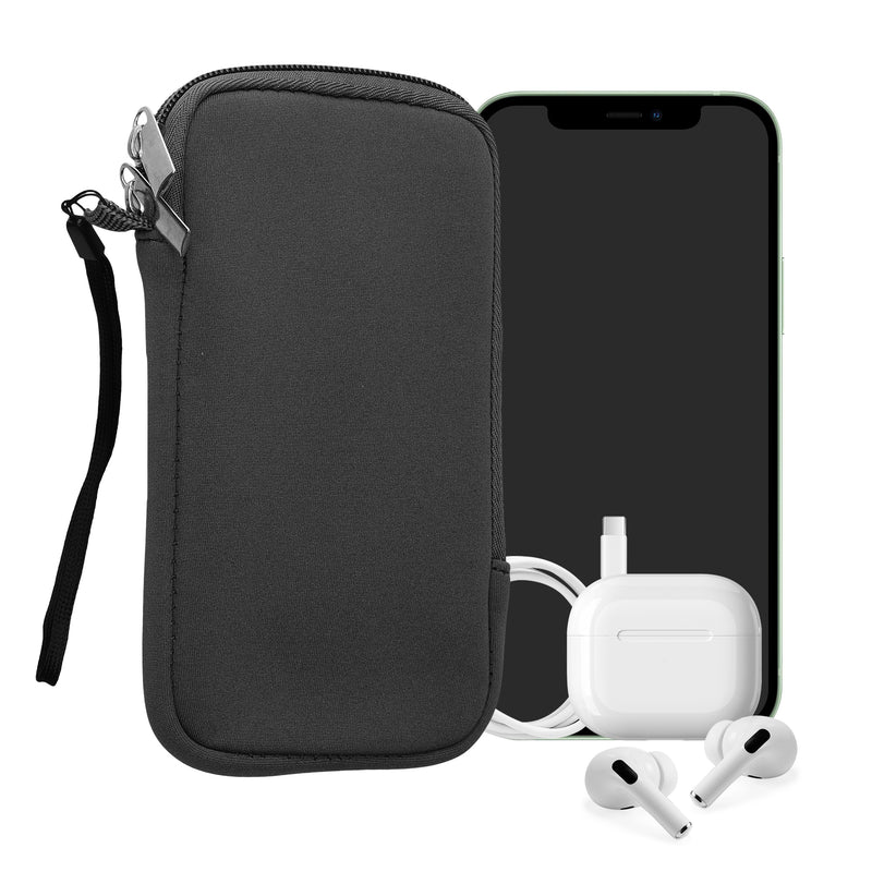 kwmobile Phone Pouch for Smartphones - 4.5" - Phone Bag 14.4 x 8.3 cm Inner Dimensions