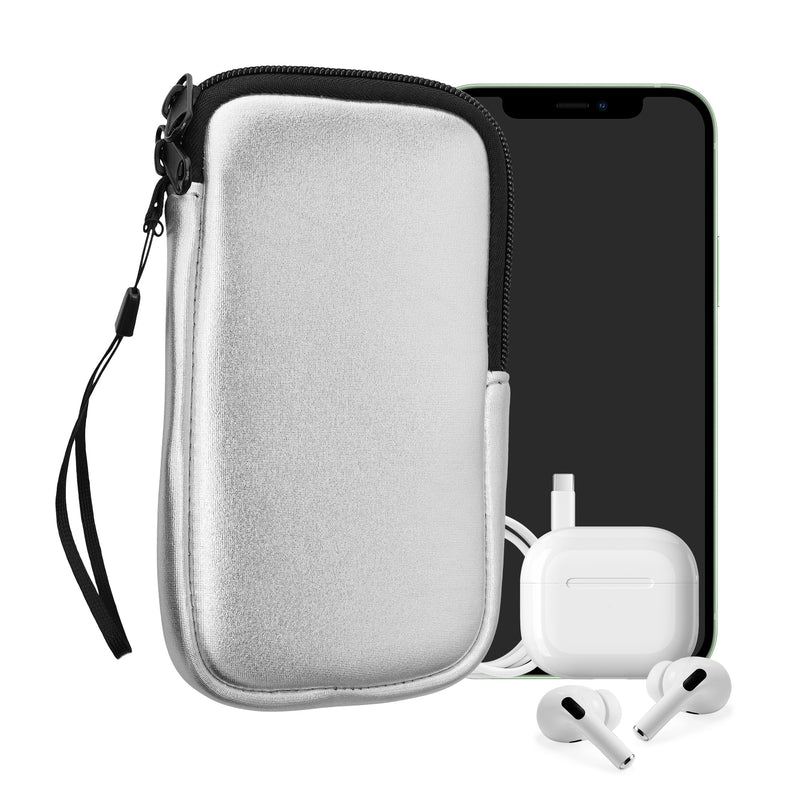 kwmobile Phone Pouch for Smartphones - 4.5" - Phone Bag 14.4 x 8.3 cm Inner Dimensions