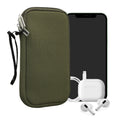 kwmobile Phone Pouch for Smartphones - 4.5" - Phone Bag 14.4 x 8.3 cm Inner Dimensions