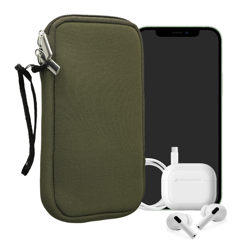 kwmobile Phone Pouch for Smartphones - 4.5" - Phone Bag 14.4 x 8.3 cm Inner Dimensions