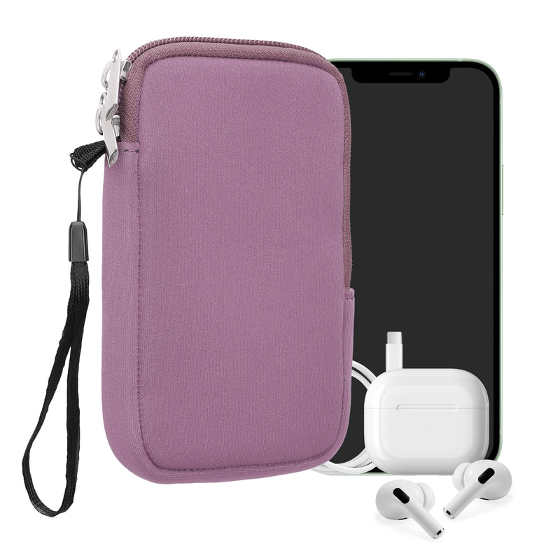 kwmobile Phone Pouch for Smartphones - 4.5" - Phone Bag 14.4 x 8.3 cm Inner Dimensions