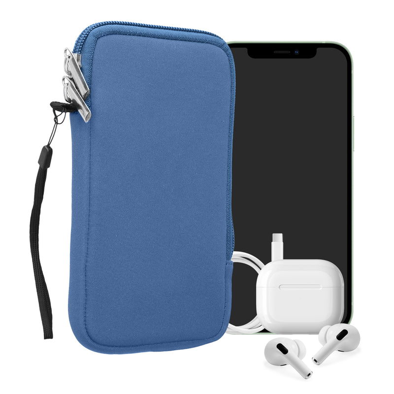 kwmobile Phone Pouch for Smartphones - 4.5" - Phone Bag 14.4 x 8.3 cm Inner Dimensions