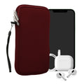 kwmobile Phone Pouch for Smartphones - 4.5" - Phone Bag 14.4 x 8.3 cm Inner Dimensions