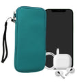 kwmobile Phone Pouch for Smartphones - 4.5" - Phone Bag 14.4 x 8.3 cm Inner Dimensions