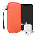 kwmobile Phone Pouch for Smartphones - 4.5" - Phone Bag 14.4 x 8.3 cm Inner Dimensions