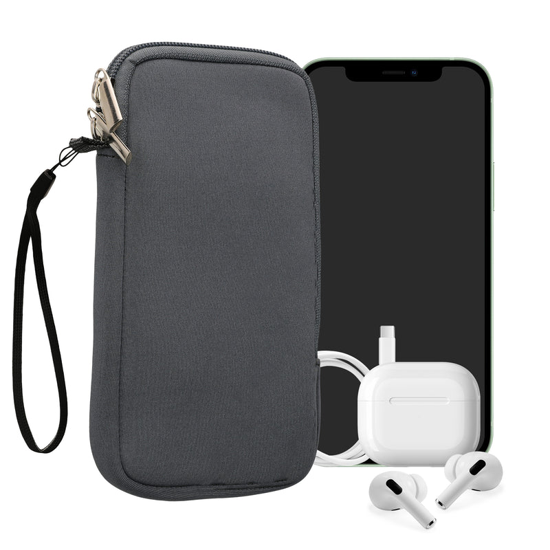 kwmobile Phone Pouch for Smartphones - 4.5" - Phone Bag 14.4 x 8.3 cm Inner Dimensions