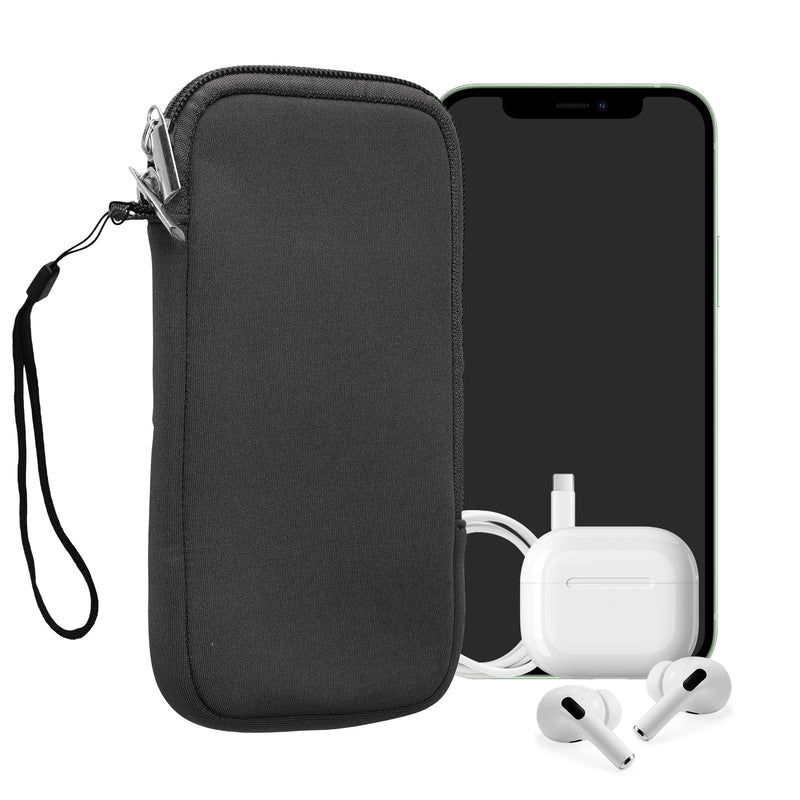 kwmobile Phone Pouch for Smartphones - 4.5" - Phone Bag 14.4 x 8.3 cm Inner Dimensions