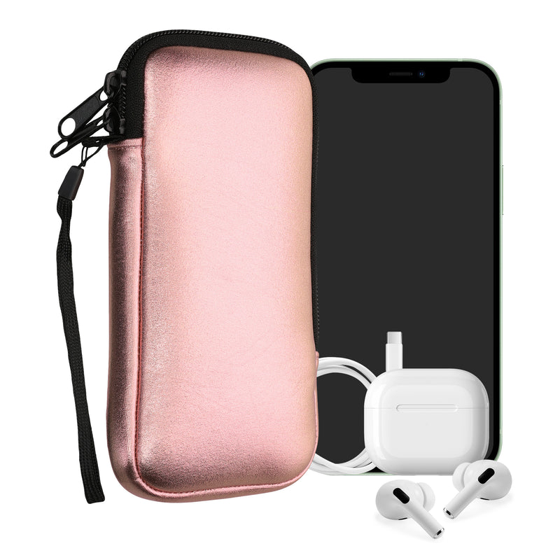 kwmobile Phone Pouch for Smartphones - 4.5" - Phone Bag 14.4 x 8.3 cm Inner Dimensions
