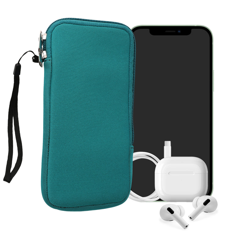 kwmobile Phone Pouch for Smartphones - 4.5" - Phone Bag 14.4 x 8.3 cm Inner Dimensions