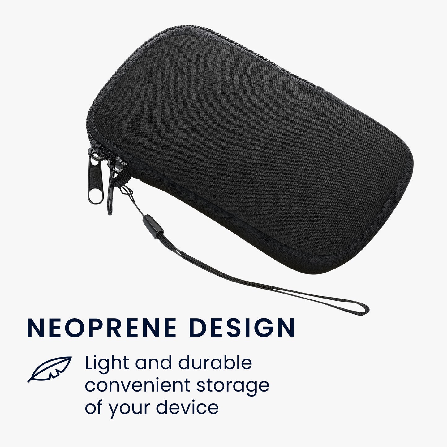 kwmobile Phone Pouch for Smartphones - 4.5" - Phone Bag 14.4 x 8.3 cm Inner Dimensions