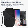 kwmobile Phone Pouch for Smartphones - 4.5" - Phone Bag 14.4 x 8.3 cm Inner Dimensions