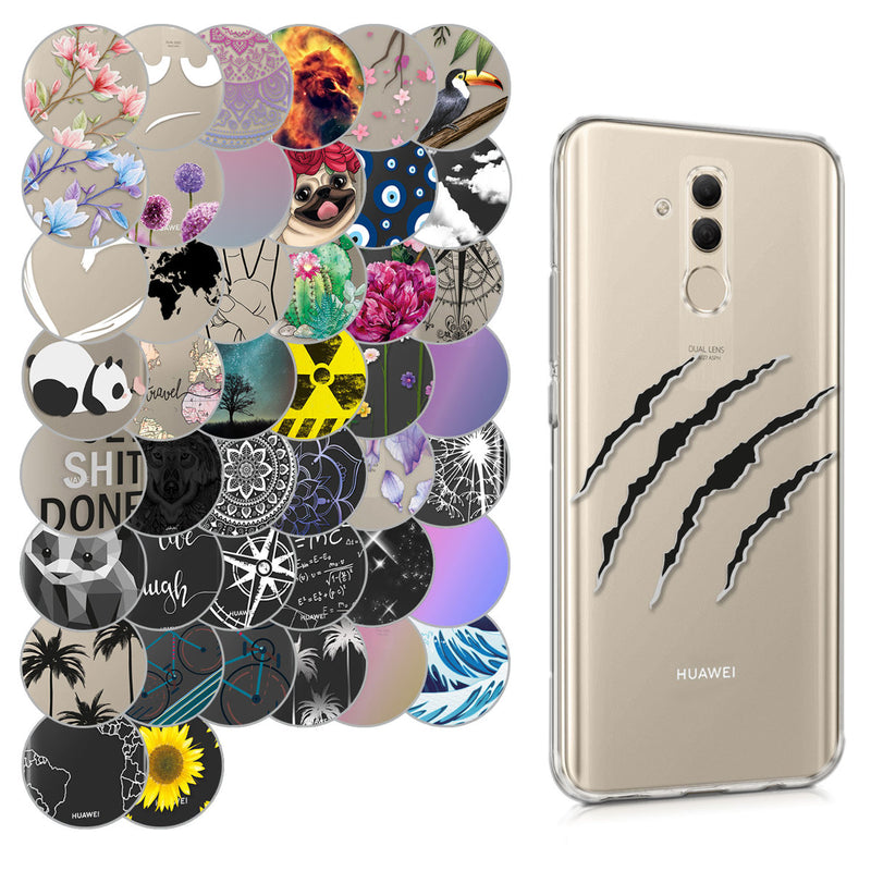 kwmobile Case Compatible with Huawei Mate 20 Lite - Silicone transparent