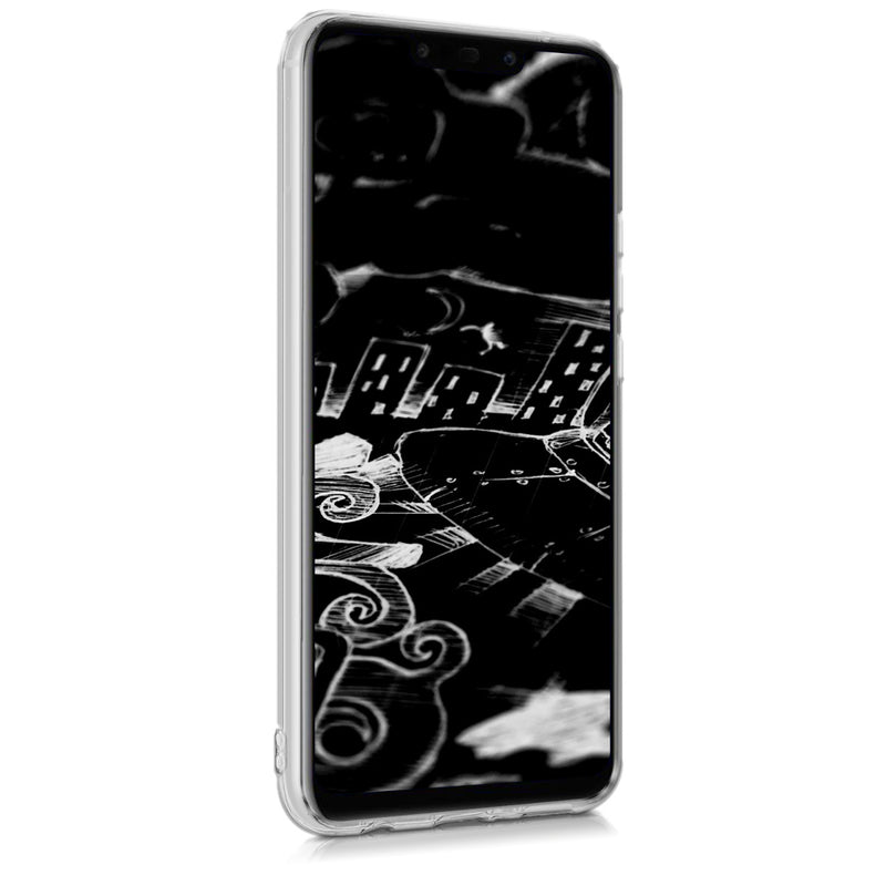 kwmobile Case Compatible with Huawei Mate 20 Lite - Silicone transparent