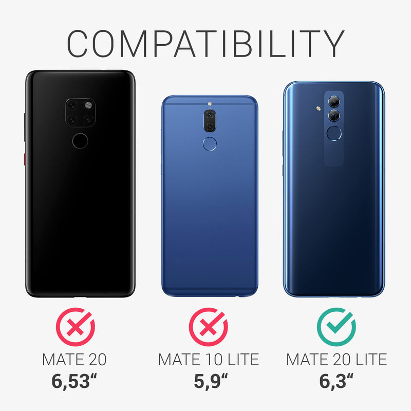 kwmobile Phone Case for Huawei Mate 20 Lite - Wireless Charging - Protective Cover
