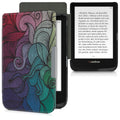 kwmobile Cover for Pocketbook Touch Lux 4/5/Touch HD 3/Color (2020)/ Vivlio Lux 5 Case - eReader Flip Case with Auto Sleep Function - Color Burst